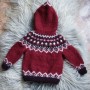 Gilet Barnapeysa rouge 4 ans