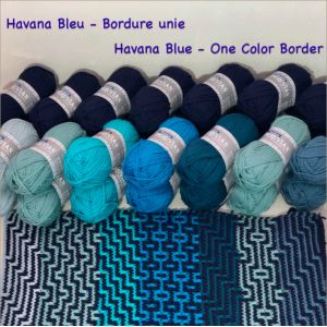 Hvana Blue - One Color Border
