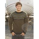 Pull Riddari vert L, XL