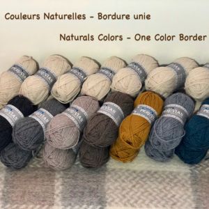 Hvana Naturel - One Color Border