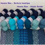 Havana Blue MOSAIC border 