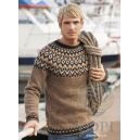 Pull Riddari marron S, M