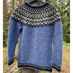 Pull Riddari bleu S, M