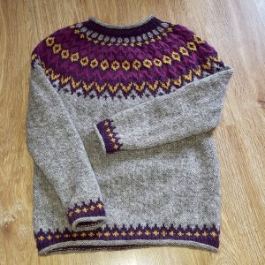 Riddari gris et prune XL