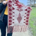 Cowboy Pocket shawl