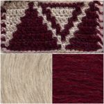 Red Wine Pocket shawl