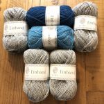 Draumur gris & turquoise L