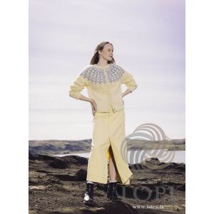 43-10 Blaregn - Gilet Femme en plötulopi et einband